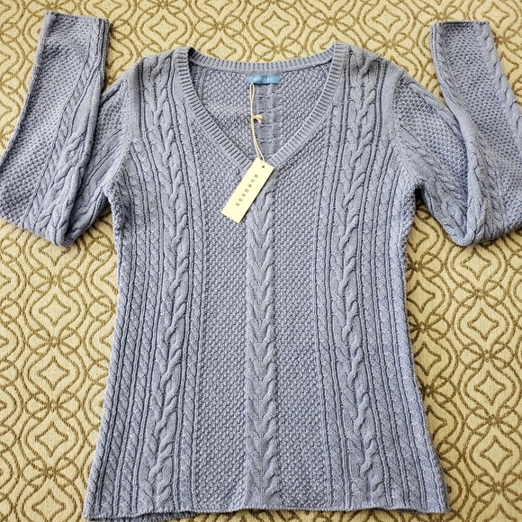 Burgess Cashmere & Cotton Sweater - Picture 4 of 9